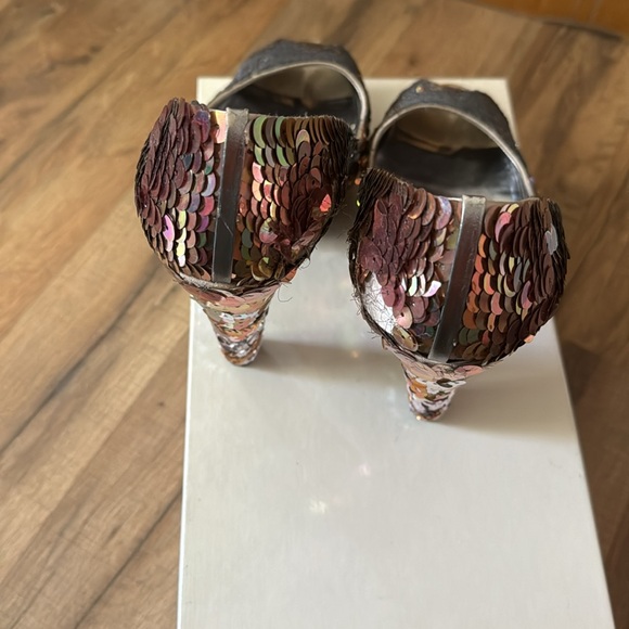 Miu Miu sequin platform heels Size 37 - Picture 8 of 14